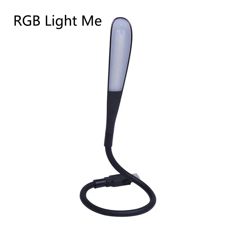 Flexible USB Touch Sensor Night Light Portable LED Lamp for Notebook Laptops Keyboard - Computer Reading Table Lighting