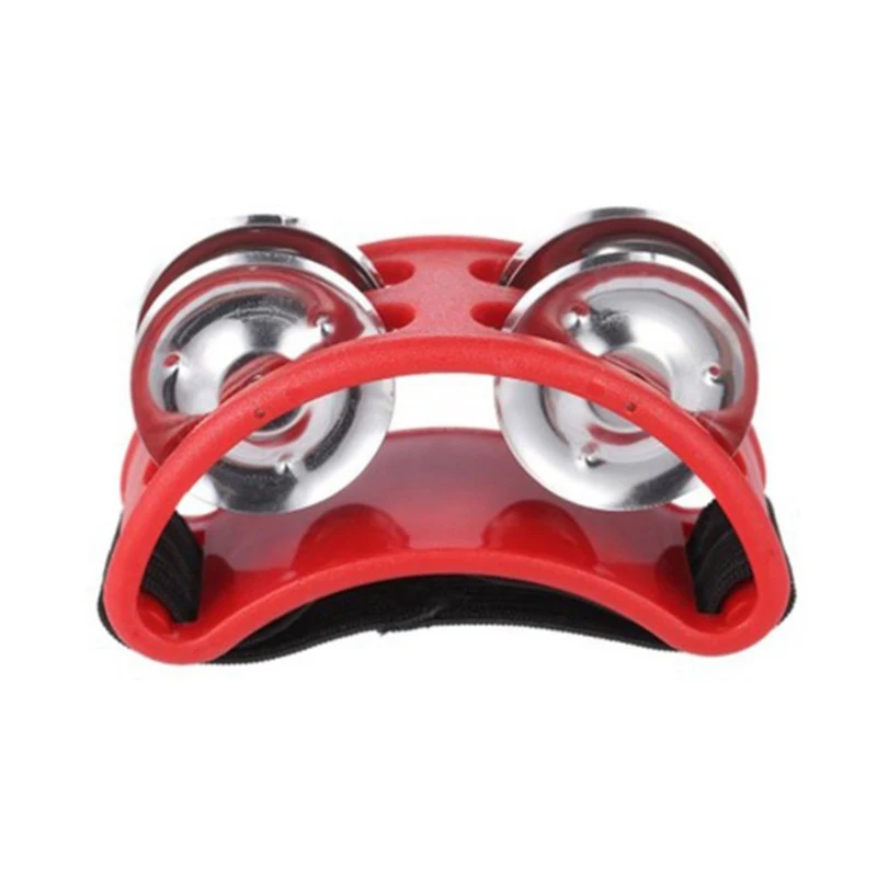 1pc Foot Tambourine Musical Instrument Percussion Foot Drum Foot Shaker For Singer Guitar Players KTV Party