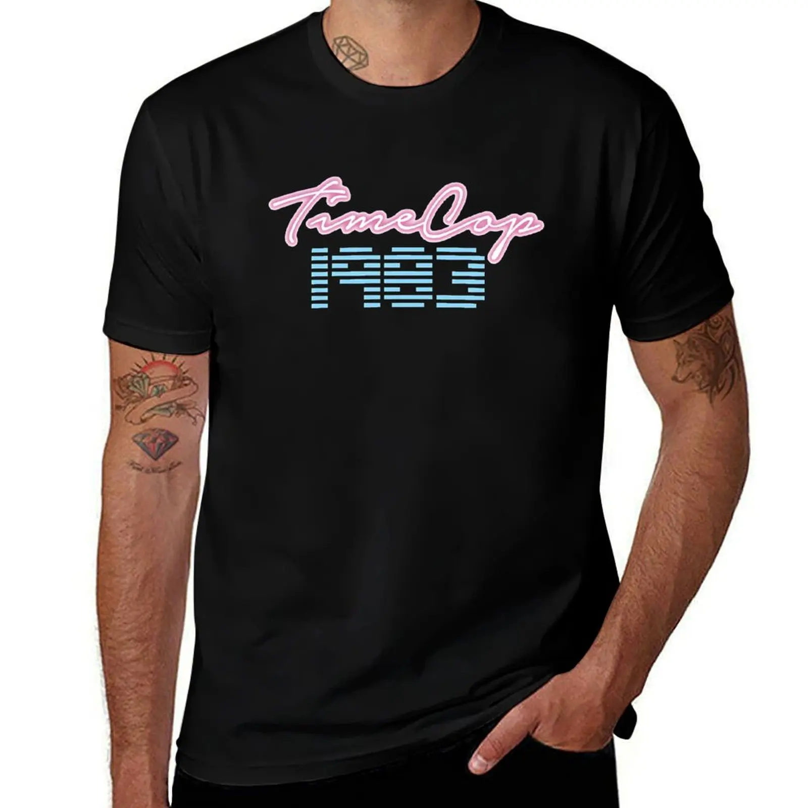 

Timecop 1983 Logo T-Shirt anime valentines clothes customizeds tees mens designer t shirt