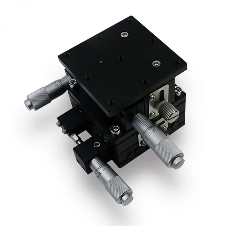 60*60mm XYZ60-L High Precision XYZ Axis Trimming Platform Sliding Table Linear Stage Manual