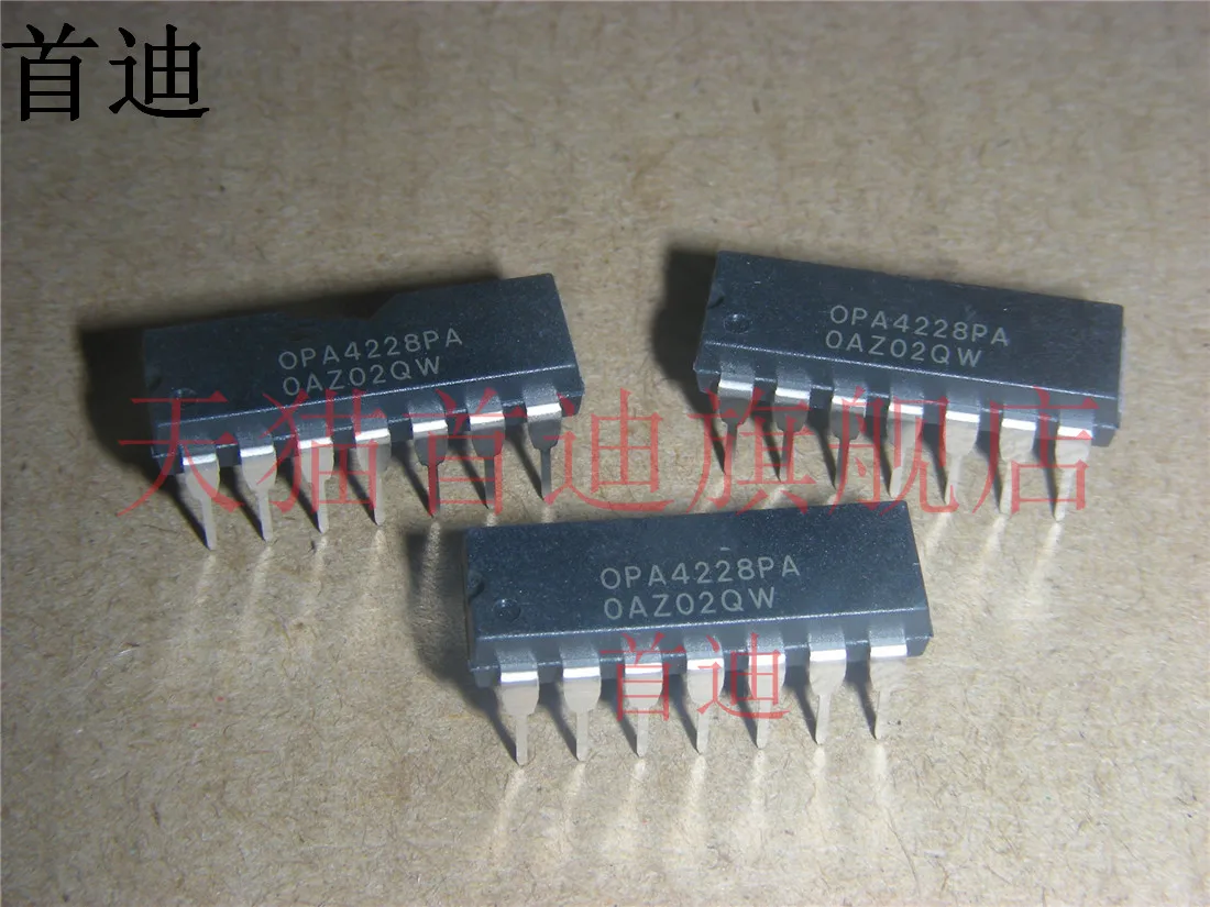 Free shipping    OPA4228PA OPA4228 DIP14      10PCS