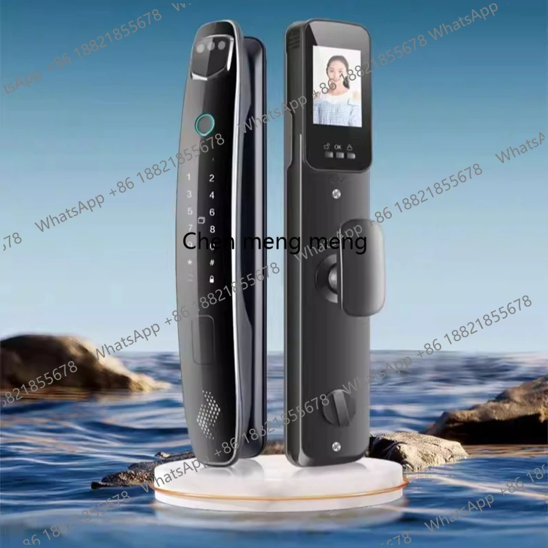 Home automatic facial recognition smart password lock anti-theft door visual fingerprint electronic lock