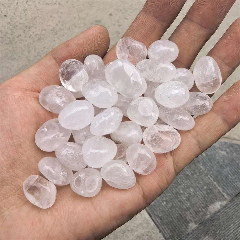 10-20mm Natürlicher Kristall Amethyst Rosenquarz Kies Unregelmäßig Poliert Reiki Heilstein Getrommelter Stein Aquarium Heimdekoration – Detail 2