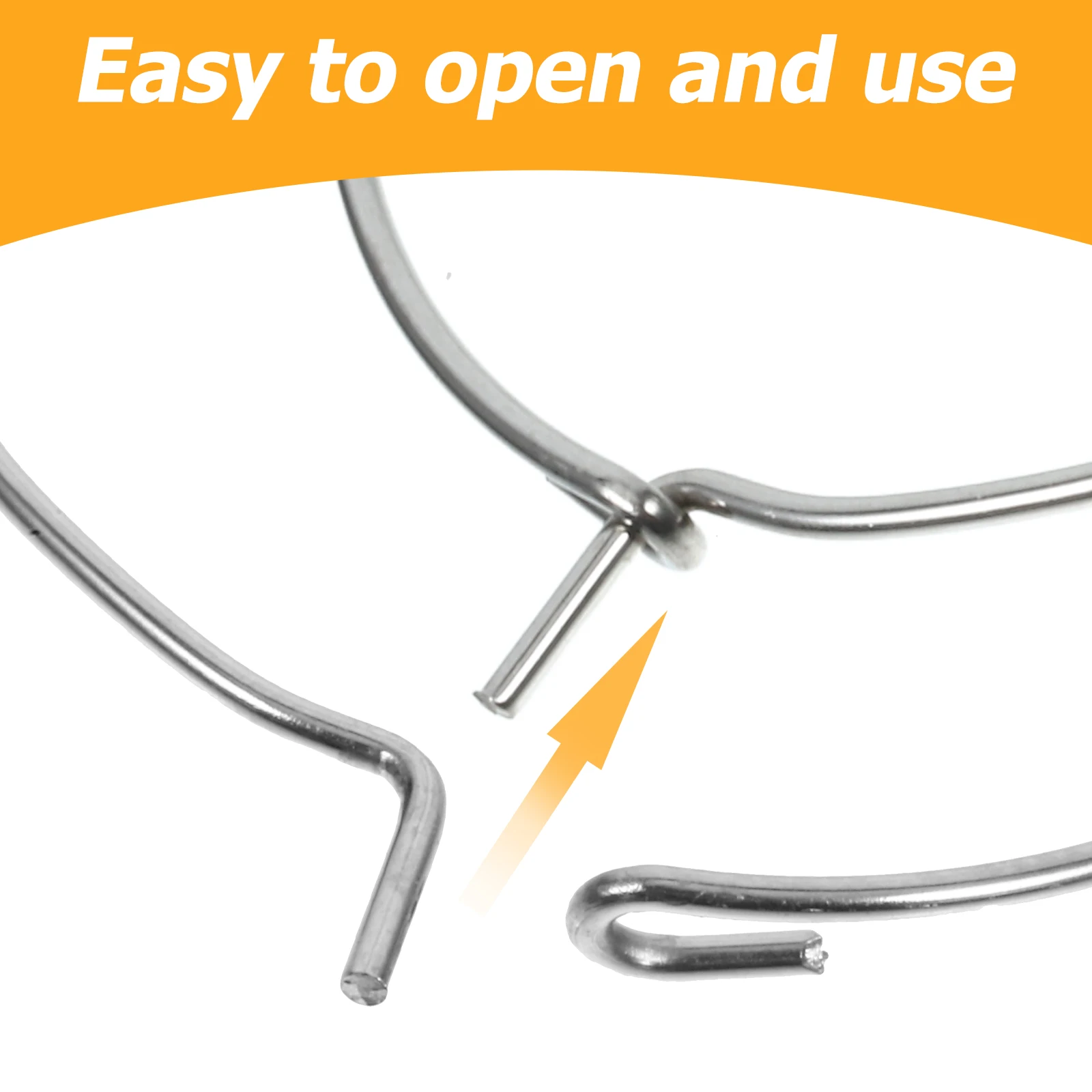 

100pcs Earring Accessories 316 Stainless Steel Hoops 0.7x20mm Components DIY Jewelry Making Supplies Thin Posts