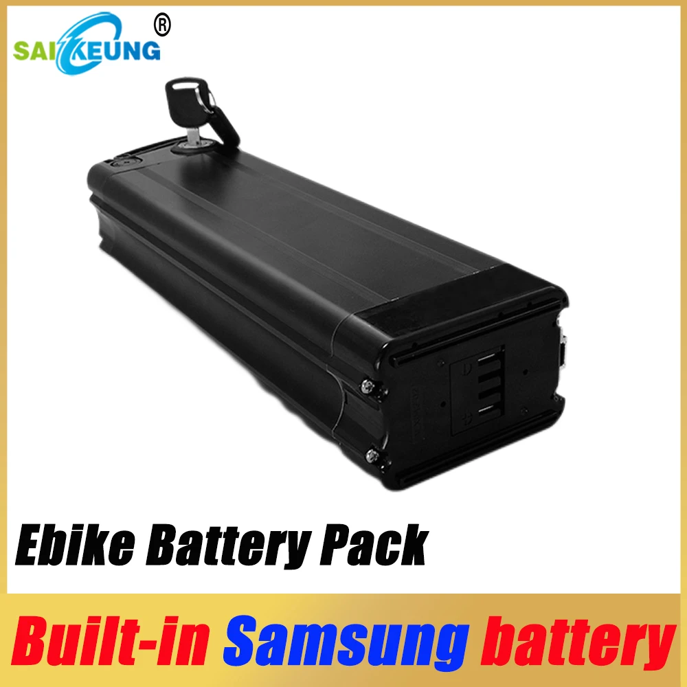 36 48 52 60 72V SilverFish Electric Bike Battery 20ah 24 40 50 60ah 13s5p Akku Accu 2000w Bateria De Litio 30AH Lithium Battery