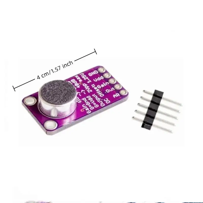MAX4466 Microphone AGC Amplifier Board Sound Sensor Module Auto Gain Control Attack For GY-MAX4466 PCB Board Diy Kit