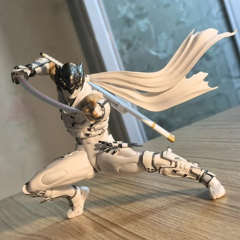 Figurine articulée Revoltech Amazing Yamaguchi AC Ninja Gaiden Ryu Hayabusa Version Blanche 1/12, modèle de collection