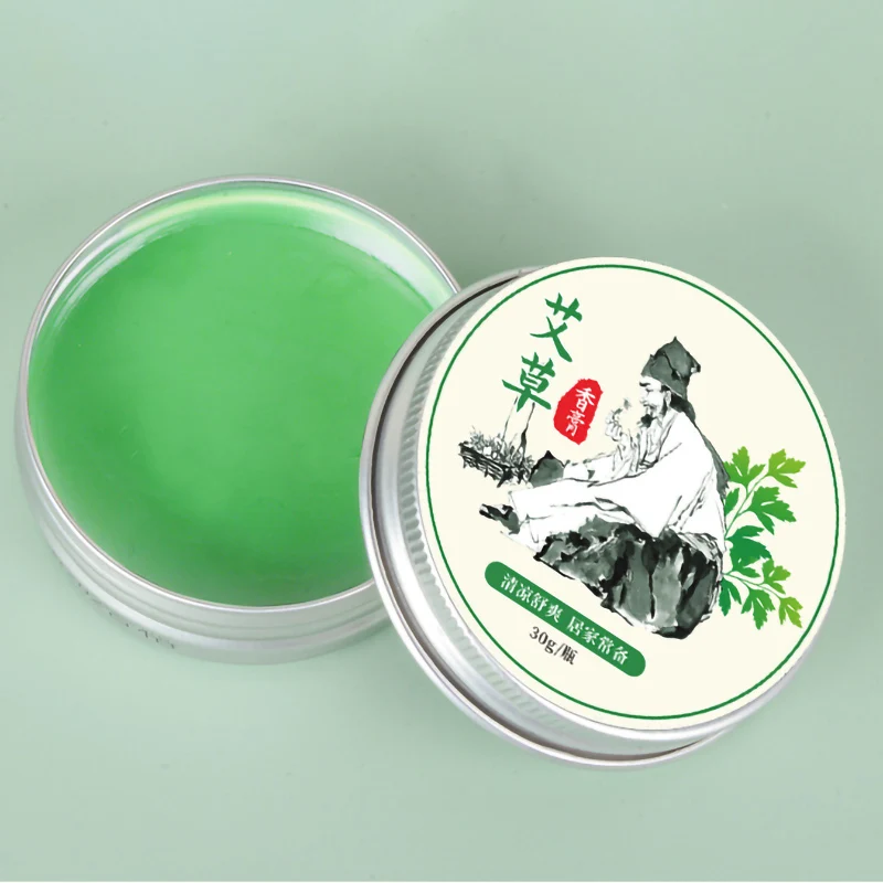 3 Boxes Mugwort Ointment Moxa Plaster Moxibustion Anti-scald Protection Accessory Cream Repel Mosquitoes and Relieve Itching