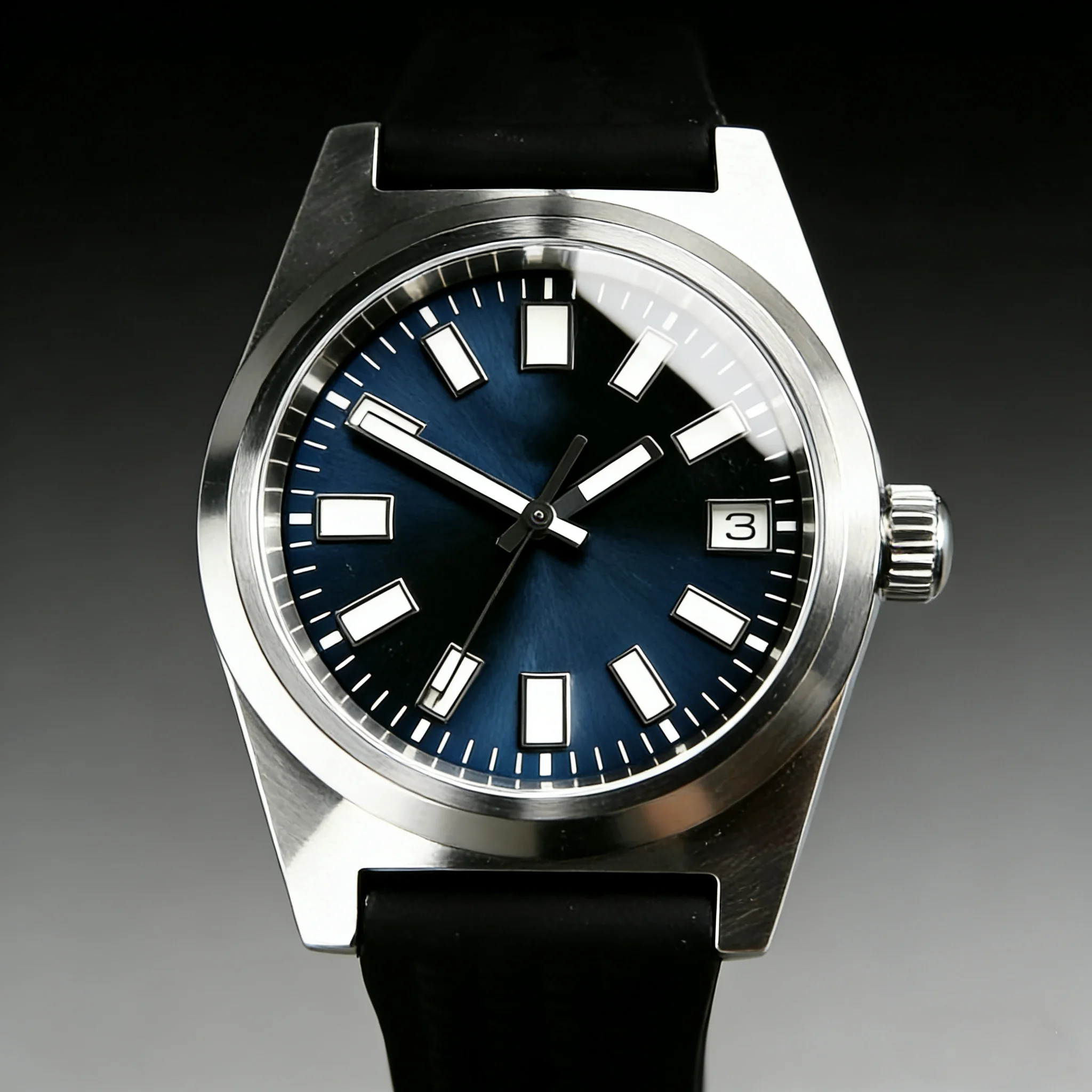 

Tandorio 30ATM 38mm Business Blue/Grey/Black Automatic Miyota 8215/PT5000 Men Watch Sunburst Face Dial Sapphire Glass Luminous