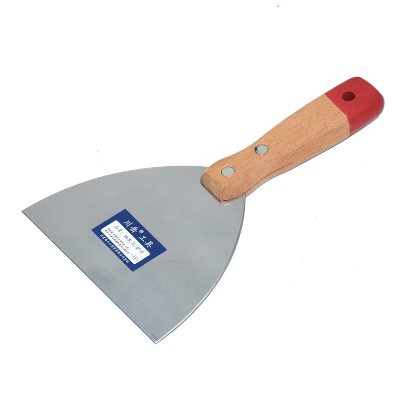 Putty Knife Plaster Coated Smoothing Tiling Tools Masonry Construction Tool Pizza Cutter Salad Knife 1/2/3/4/5/6 inch