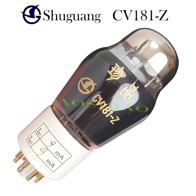 Shuguang CV181-Z CV181Z Vacuümbuis Vervangen 6SN7 CV181T 6N8P 6H8C ECC32 CV181 HIFI Audio Klep Elektronische buizenversterker DIY Matched