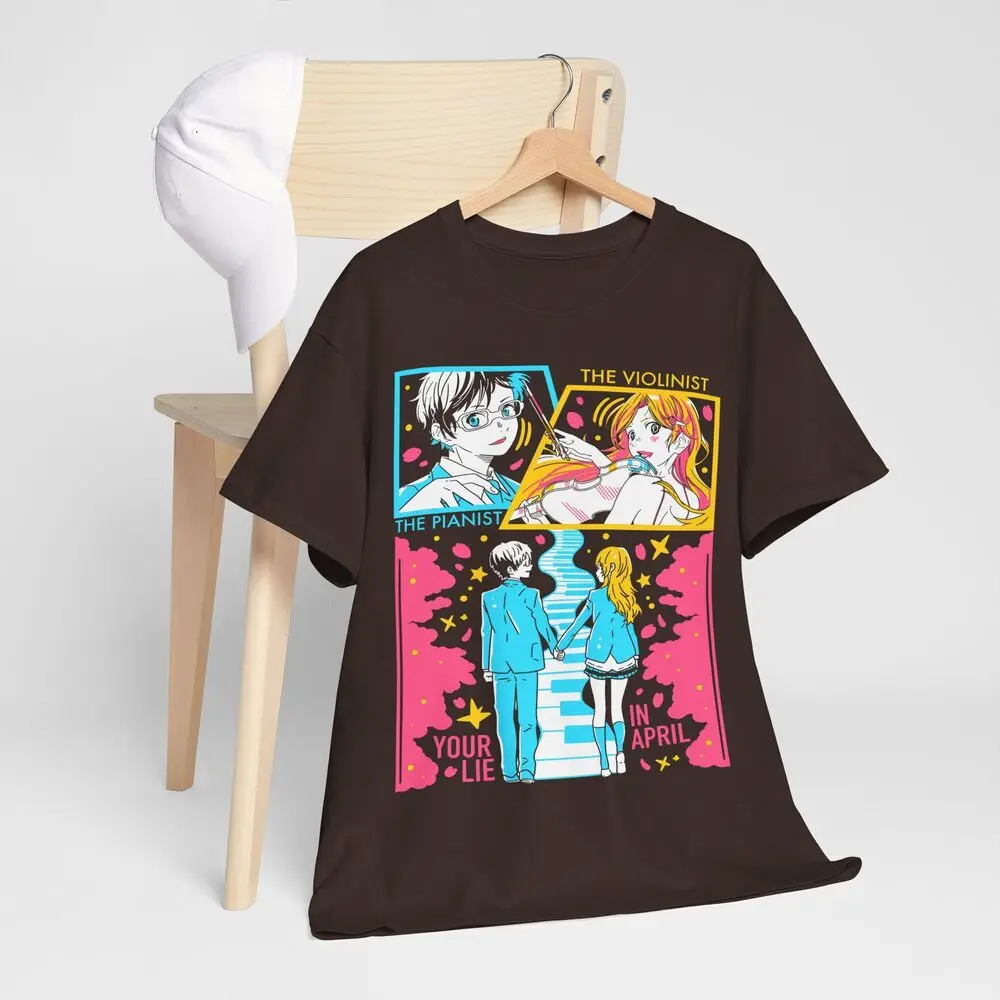 Anime Vintage Unisex T-shirt Manga Shirt Anime Love Sweater Japanese Soft Tee