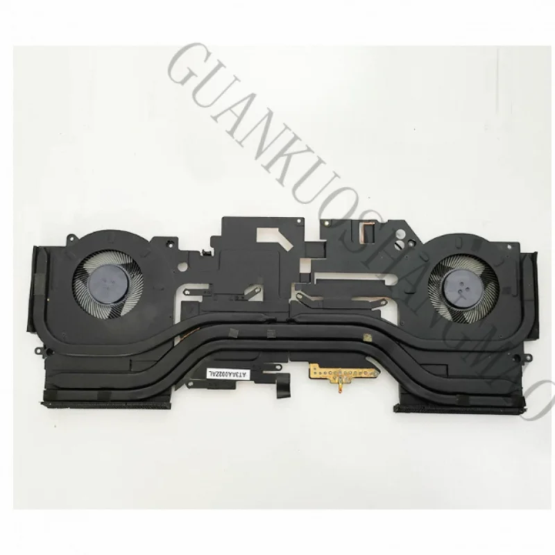 HJY...Suitable for Dell Alienware M15 R4 CPU GPU Cooling Radiator Fan AT3AA002ZAL Full Heatsink Assembly Kit