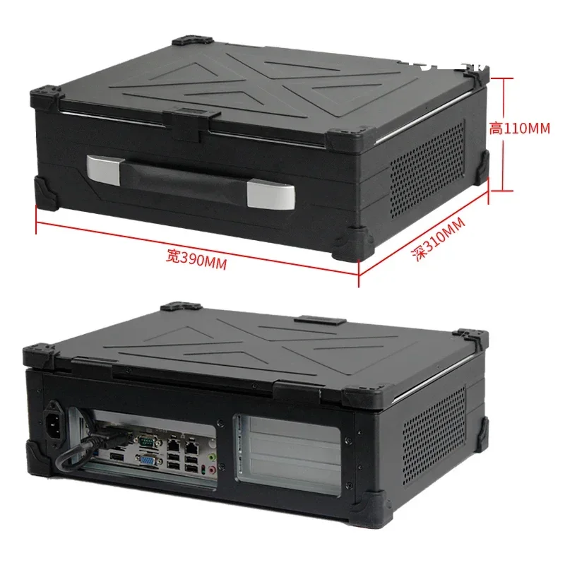 

New design 16.1 Inch LCD Screen Industrial Server Chassis Computer Case With Three PCIE Slots