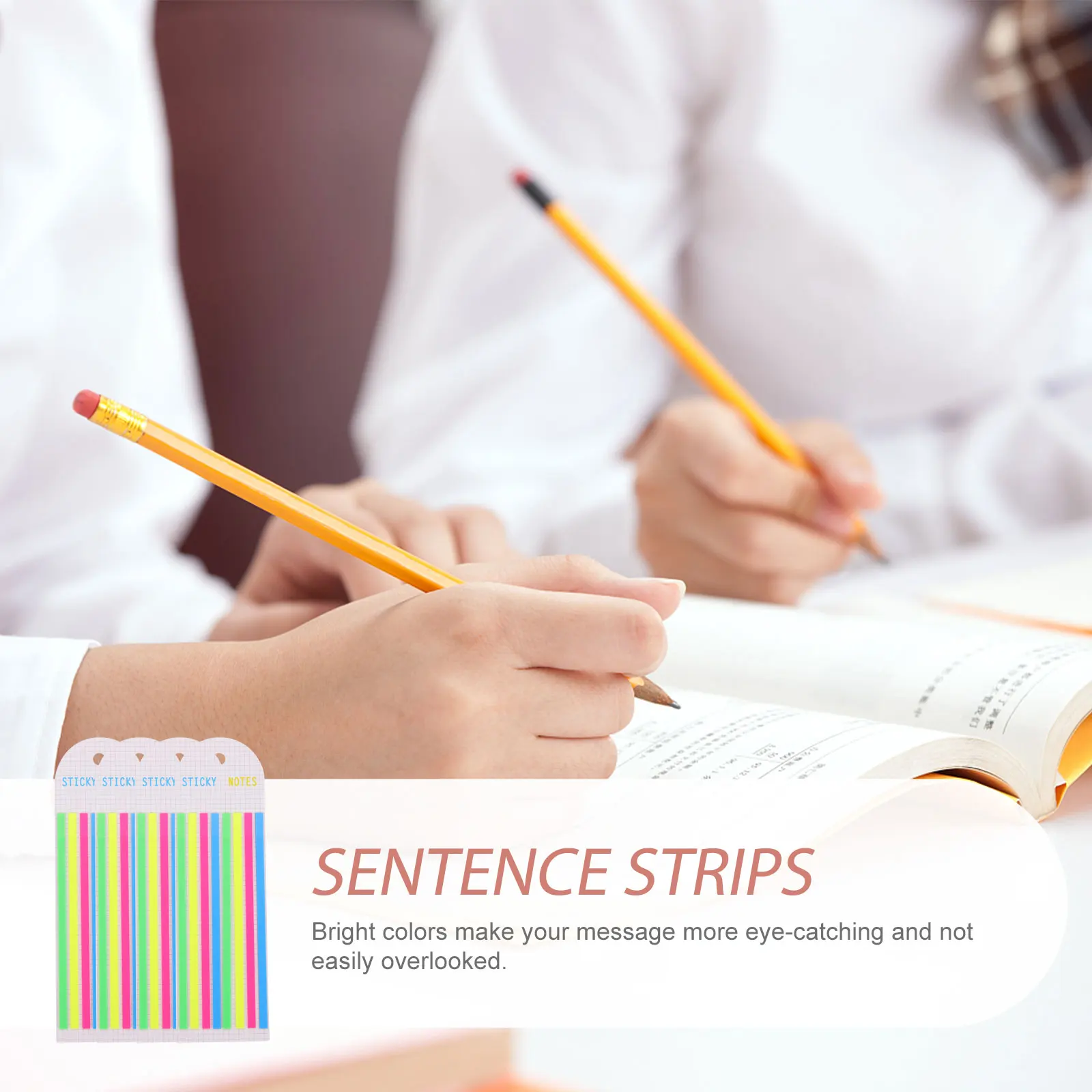 

Transparent Highlighter Strips Colorful Reading Tabs For Books Sentence Markers Page Index Book Annotation