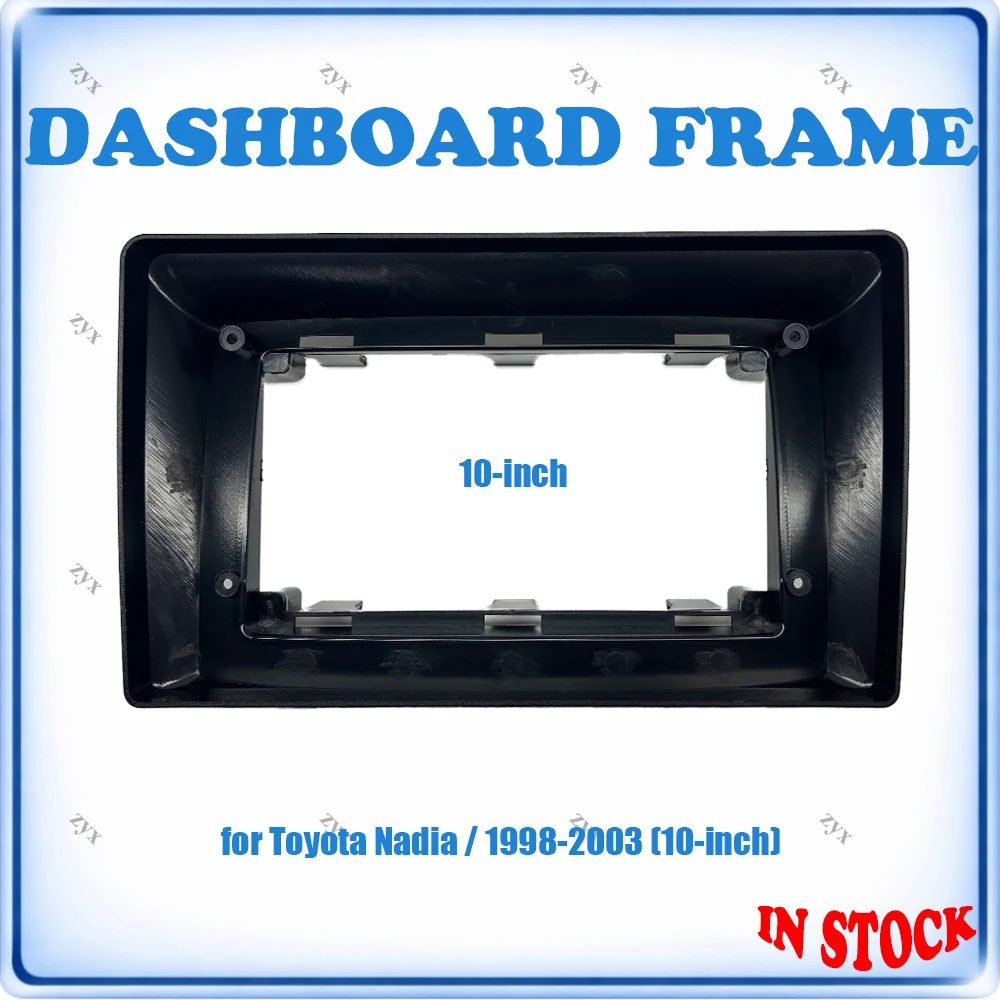 

Car Radio Fascia Frame For Toyota Nadia 1998-2003 10 inch Wiring Harness Power Cable Car Accessories Plug & Play