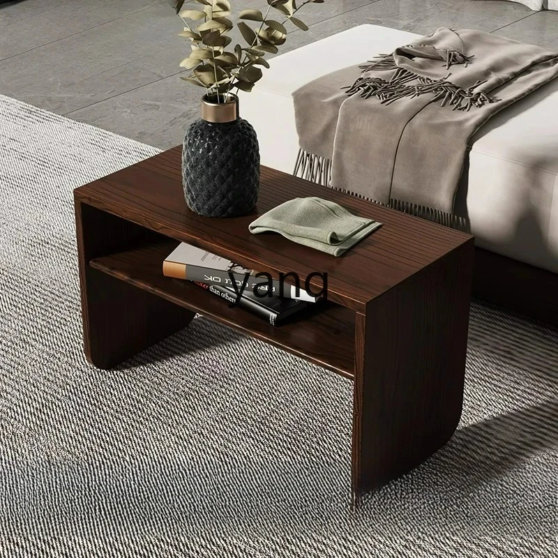 lmm1 sofa side few narrow and long movable C-shaped corner few solid wood Nordic simple small table