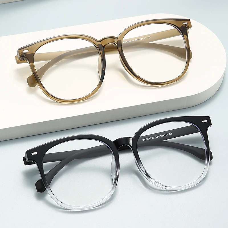 BEAU FIVE 2025 عدسات طبية مخصصة للجنسين عدسات متعددة البؤر تقدمية هندسية عالية الجودة إطارات TR90 1233 #2