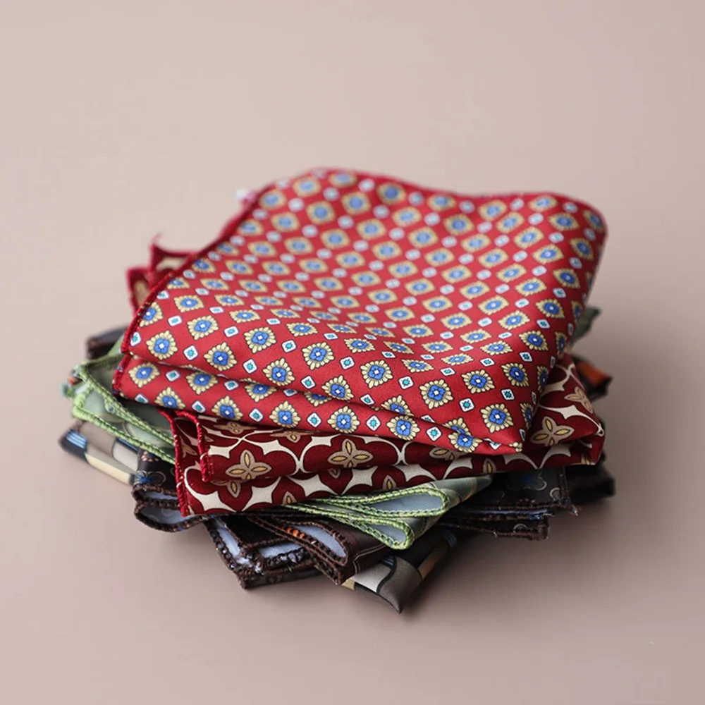 Fashion Suits Pocket Square For Men Business Chest Towel Hanky Gentlemen Plaid Hankies Classic Suit Napkin Mens Handkerchief