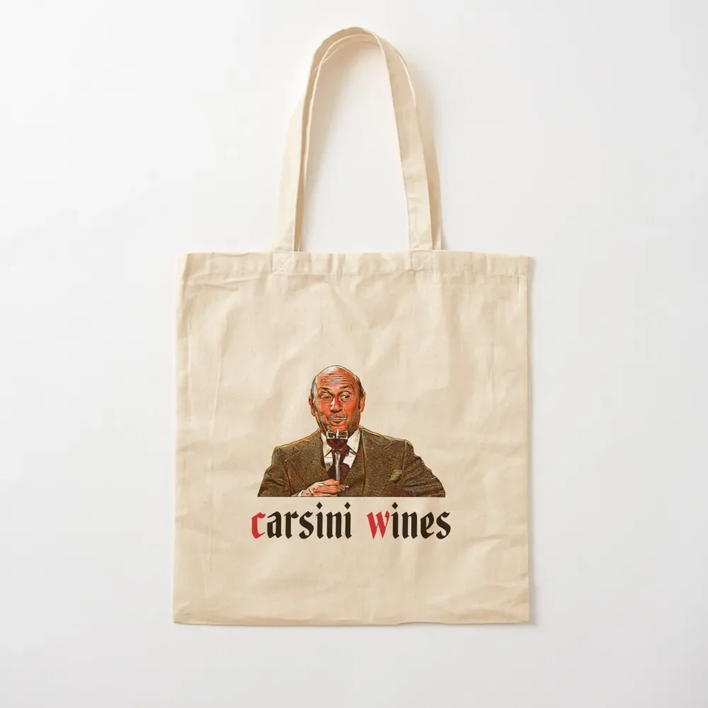 Drink Carsini Wine Tote Bag Eco bag canvas shopping bag