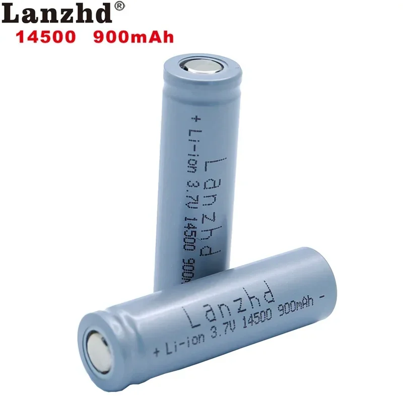 1-24pcs 14500 900mAh 3.7V Li-ion Rechargeable Batteries AA Battery Lithium Cell for Led Flashlight Headlamps Torch Mouse