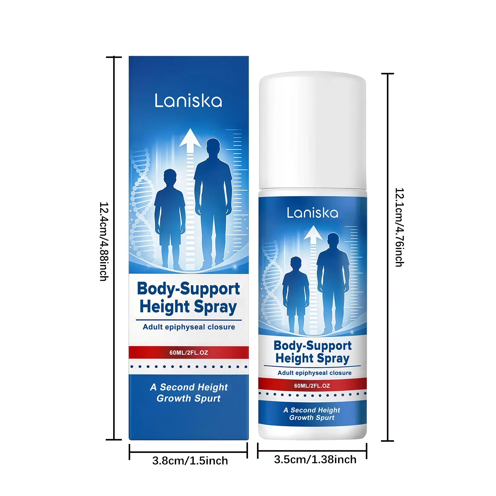 LANISKA Growth Promoting Spray Deep Hydration Supplement Nutrition Promote Bone Development Improve Osteoporosis Health Spray