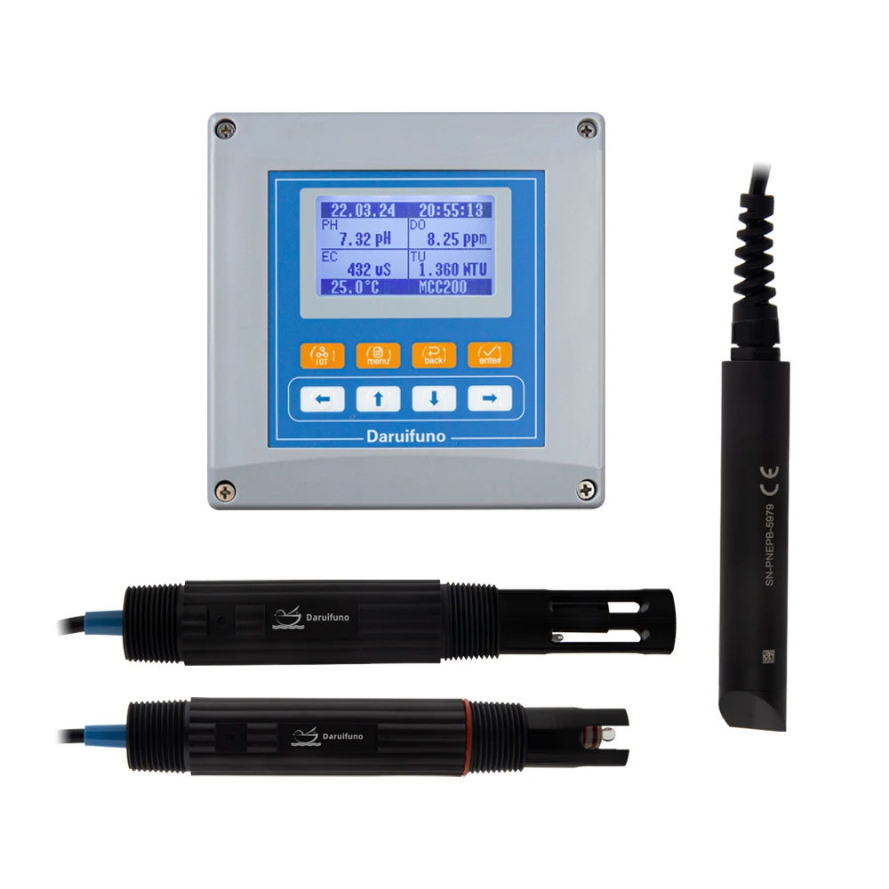 

4 в 1 многопараметрический анализатор качества воды PH/EC/DO/TU/TEMP