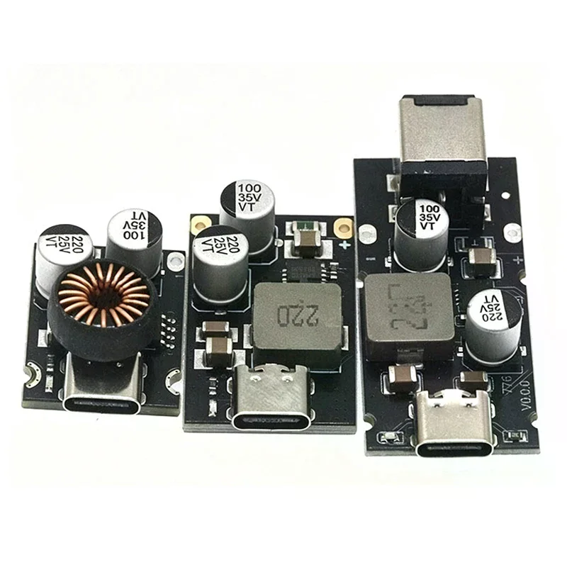 PD65W Type C Fast Charging Module Stable Output High Efficiency For DIY Power Charger Circuit Board