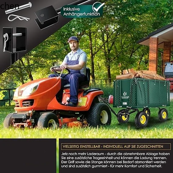 Hxl garden transport cart firewood carrier