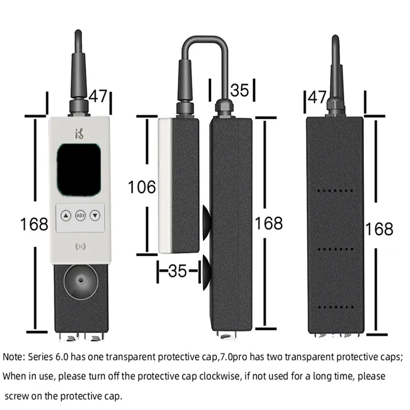 NEW Poemink ibowl Aquarium WIFI water quality detector 7.0Pro PH TDS ORP Temp Salinity conductivity Specific gravity 7 IN 1