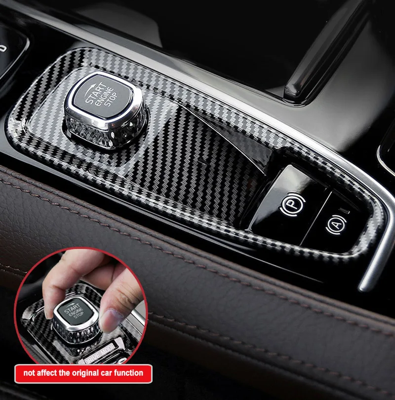 Cubierta decorativa de freno de mano electrónico, 1 unidad, para Volvo S90 XC90 V90 XC60 S60 V60