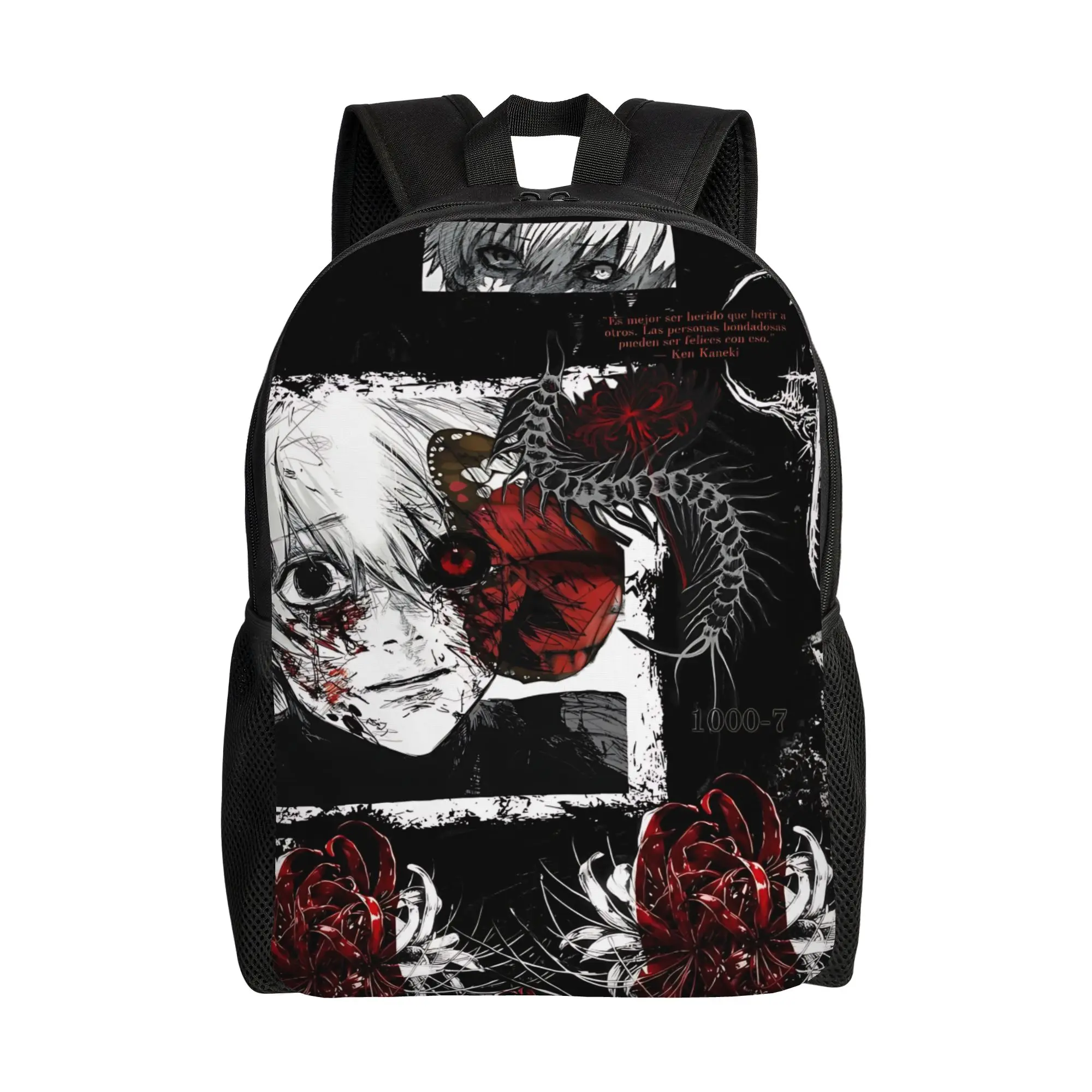 Fashion Halloween Tokyo Ghoul Kaneki Backpacks Its Bag  mochila Travel Large Capacity Rucksack