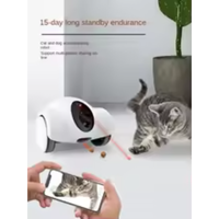 YUNYI Wifi Connection Pet Companion Laser Toy Food Treat Dispenser with Camera Cat Dog Toy Smart Companion Robot for Pets