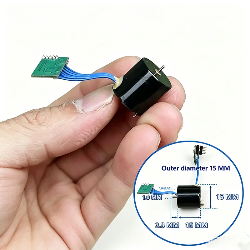 BLDC Small  Motor Hall Sensor High-Speed Neodymium Magnet 3-Phase RC Car Servo Model Car