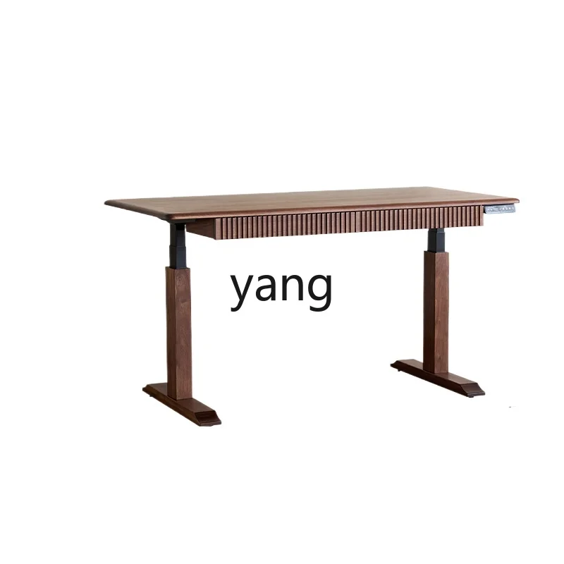 

LMM Electric Multifunctional Solid Wood Desk Computer Desk Intelligent Dual Motor Desk