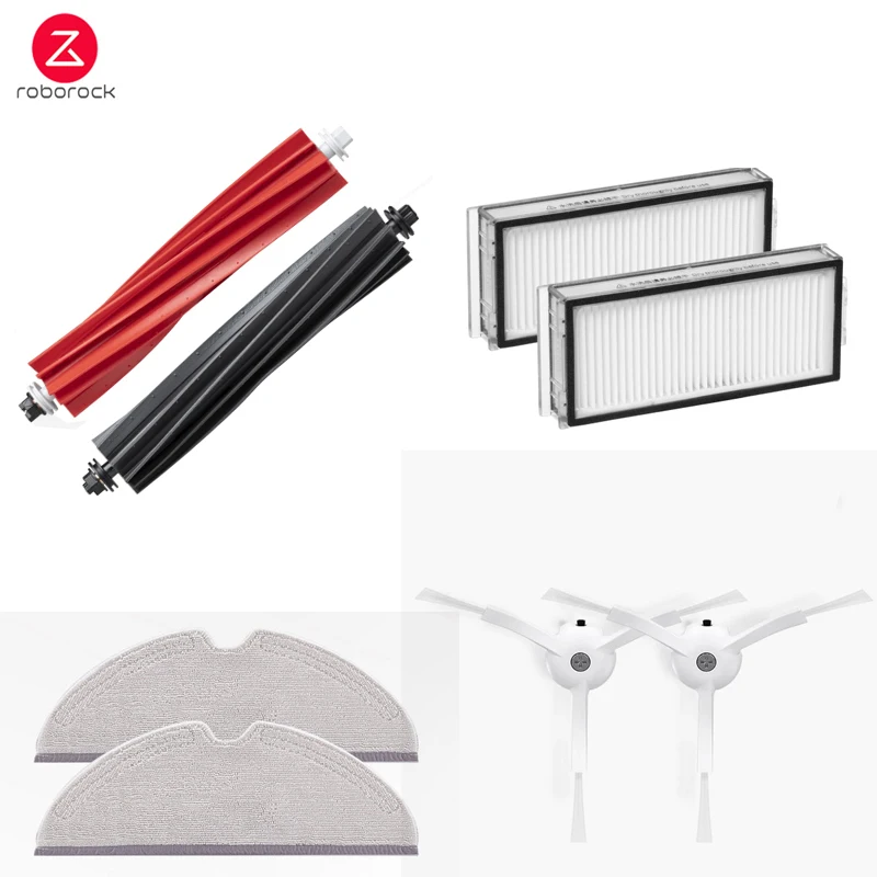 Original Main Brush Washable HEPA Filter Mop Side Brush for Roborock Q8 Max Q8 Max+ Robot Vacuum Cleaner Parts Accessories