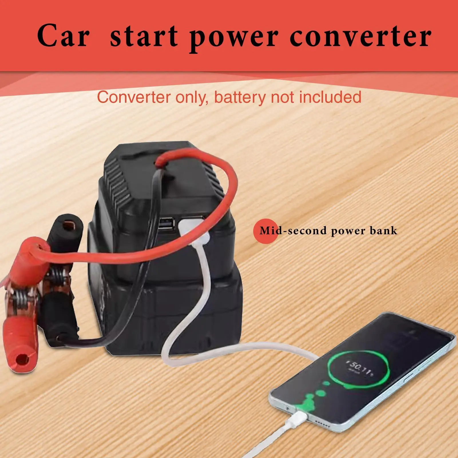 Jump Starter Battery Pack Lithium Jump Starter Portable Jumper Box Battery Pack Quick Charging Automotive Booster Battery Not