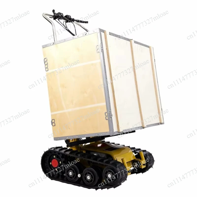 Foldable Lithium Battery Platform Storage Shopping Transportation Equipment Household 300kg Electric Steel Tracked Stair Climber