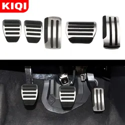 Car Gas Brake Pedals Pedal Cover for Nissan X-trail T31 2010-2013 Qashqai J10 2012 - 2015 Teana 2010 - 2017 Stainless Steel