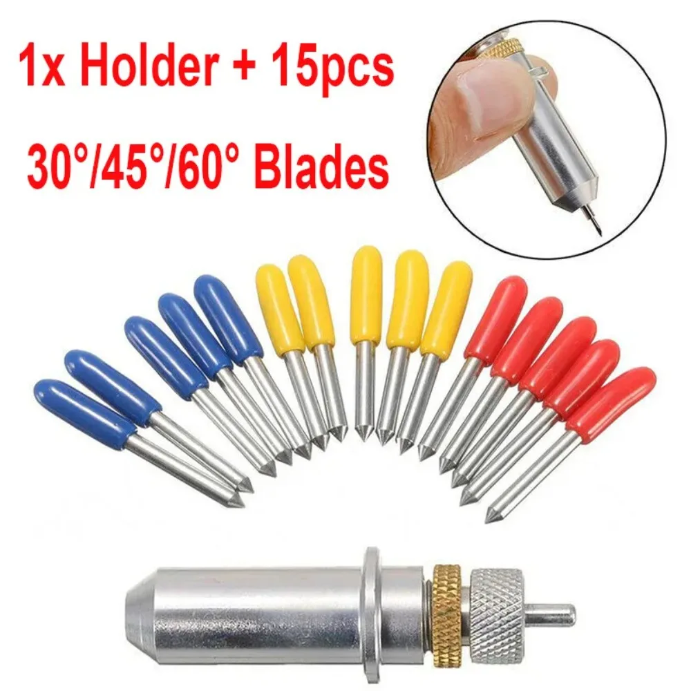 50/40/35/30/20/16PCS 30/45/60 Degrees Replacement Blades For Cricut Plotter Blade Knife for Cutter Blades Power Tools Plotter