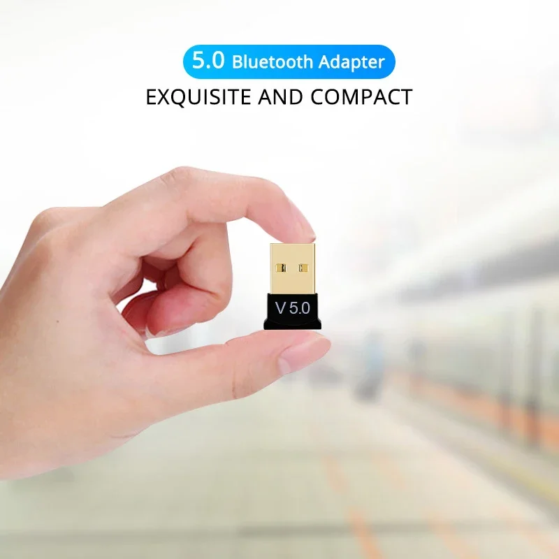 USB Bluetooth 5.0 Adapter Transmitter Receiver Audio Bluetooth Dongle Wireless USB Adapter for Computer PC Laptop Mouse Newest