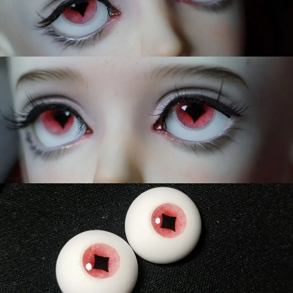 14mm Cat Eyes Resin BJD Doll Accessories Eyeball Red Color For 1/4 1/3 BJD SD Doll DIY Handmade Eyeball