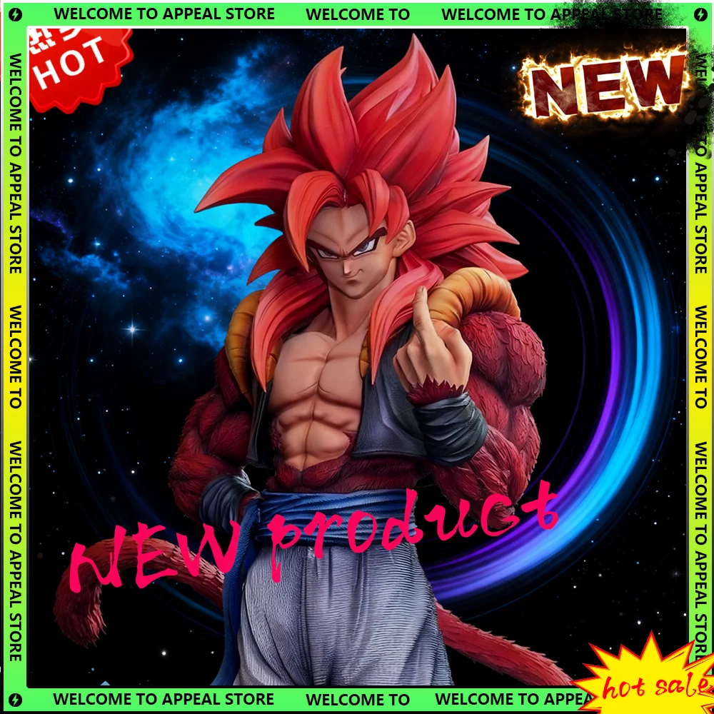 

Dragon Ball Super Saiyan 4, фигурка Gogeta NP SSJ4, тематическая фигурка, ПВХ, аниме-статуя с высокими деталями, коллекционная модель, подарок