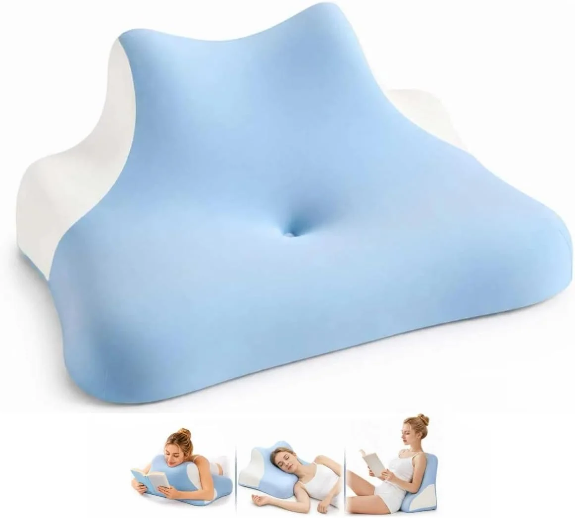 Multi Functional Wedge-shaped Pillow Mobile Phone Pillow Cervical Protection Pillow Comfortable Ergonomic Pillow