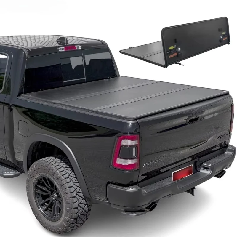 Cubiertas de lona plegables para camionetas Ram 1500 TRX 2500 3500 Dually Pickup 5.7 pies con Rambox, modelos 2021, 2022 y 2023
