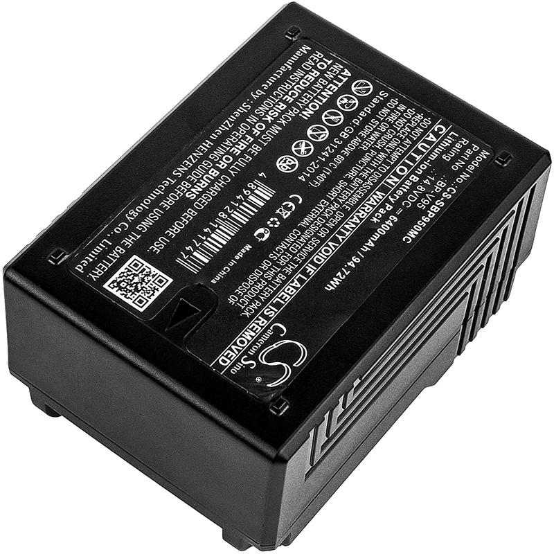 Battery for Sony,RED PMW-EX330,PMW-F5,PMW-F55,PMW-400,PMW-Z450,PMW-500 PN:BP-V95 (6400mAh / 9600mAh / 12800mAh) 14.8V