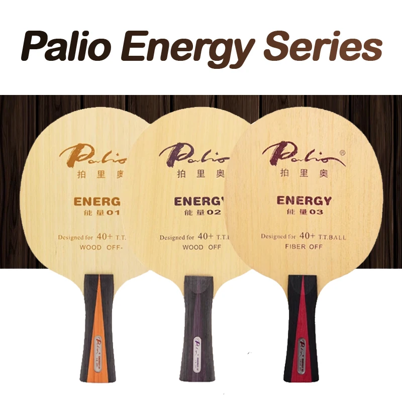 PALIO ENERGY 01 02 03 04 05 06 Table Tennis Blade Racket Wood Control Carbon Offensive Ping Pong Bat Paddle