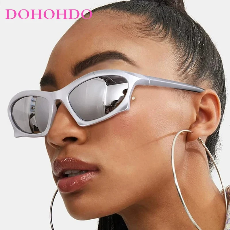

Trendy Y2K Cool Women's Sunglasses Luxury Designer Retro Men Sun Glasses Outdoor Driving Traveling Unisex Goggles UV400 Lentes