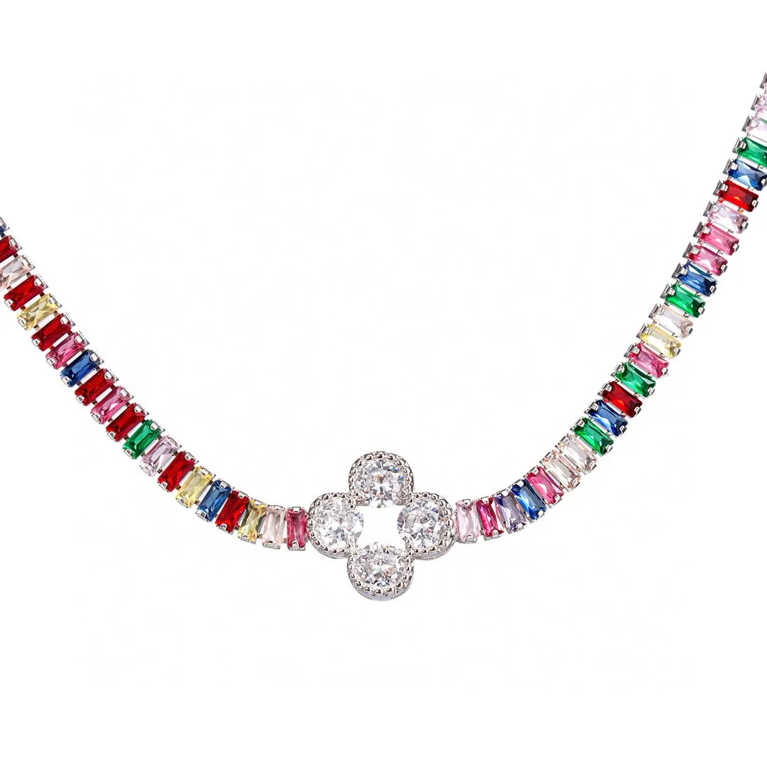 CHHC 2026 المرأة الدوبامين مجوهرات ملونة الزركون عقد بحلية متدلية على شكل فراشة المختنق قلادة هدية لها 2025 موضة جديدة الاتجاه