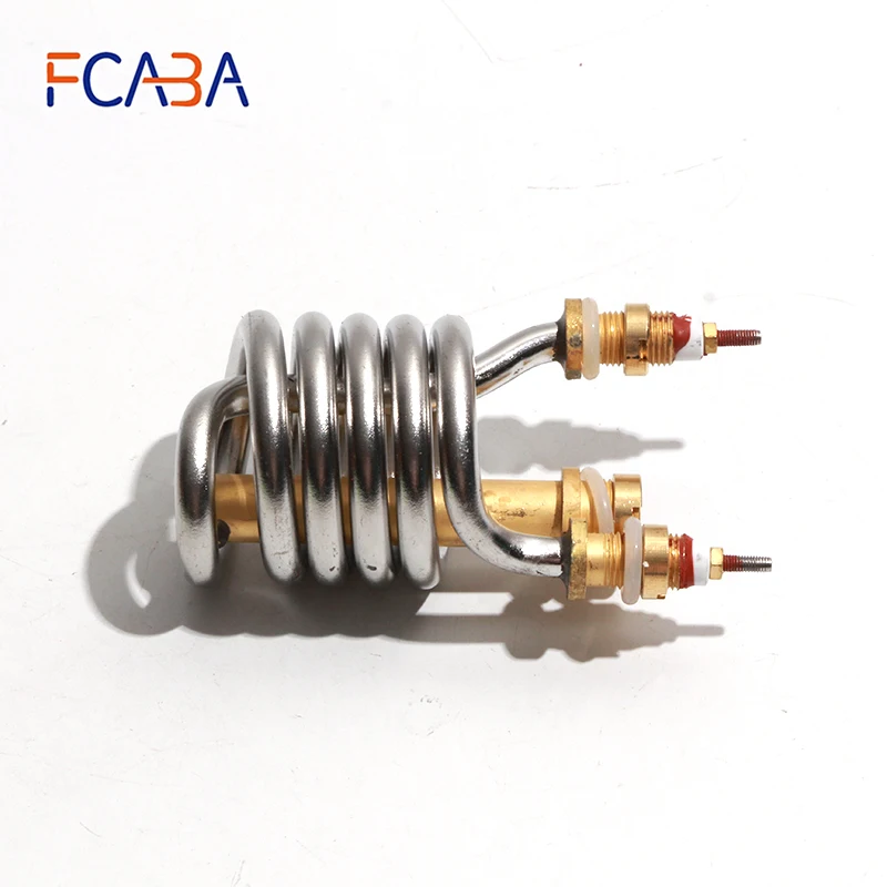 FCABA Electric Heating Faucet Heating Pipe Fittings 220V 3000W Instant Heater Parts Stainless Steel Equipment